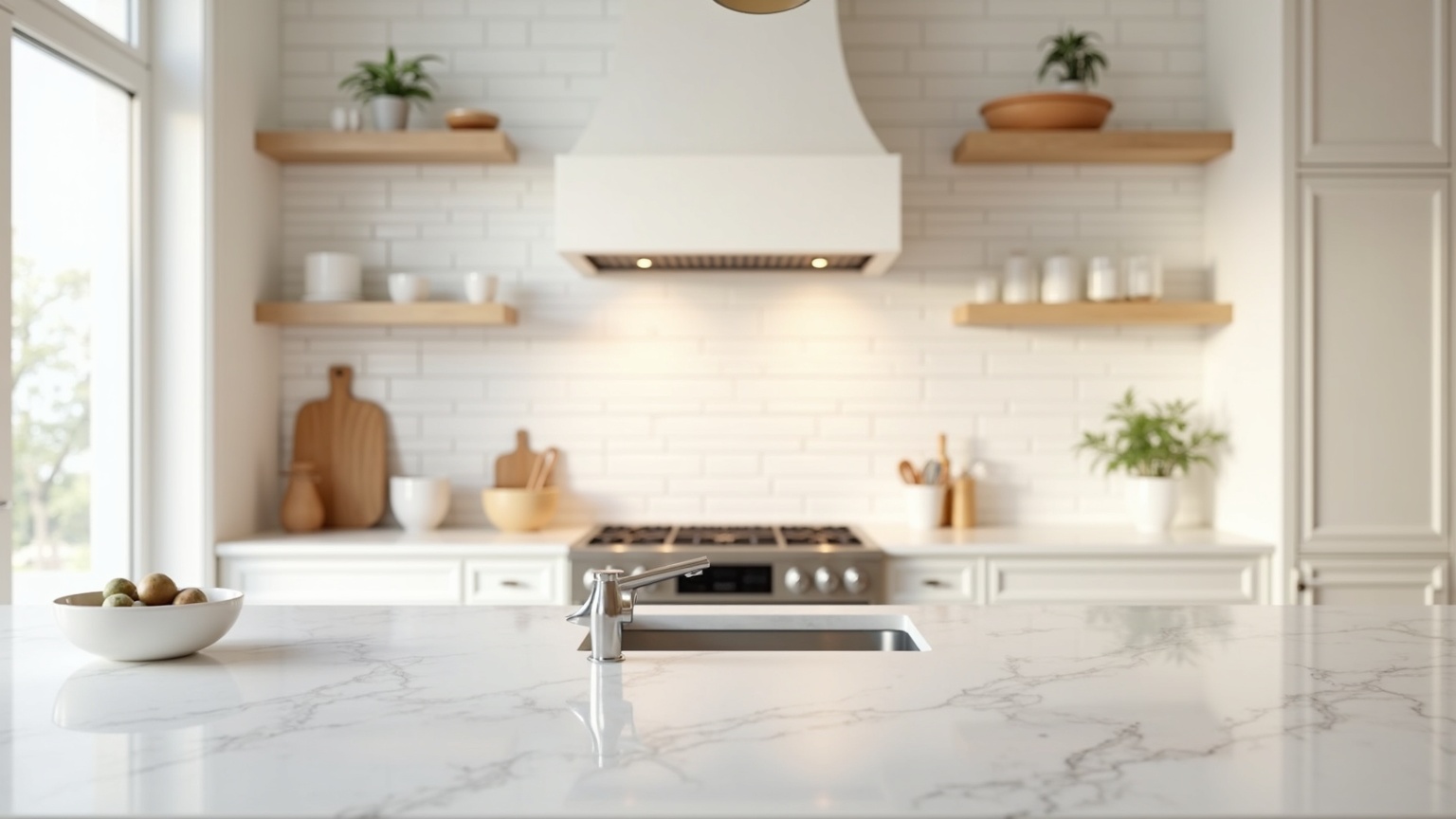 Kitchen tile backsplash installation in San Diego